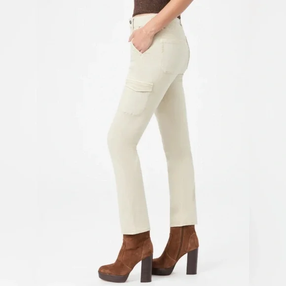 Paige high rise skinny cargo PaigeJolie PantVintage Warm Sand26
